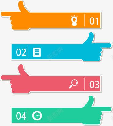 数字化视觉革命 PPT、网页与电商中的创意数字指向标与目录素材应用